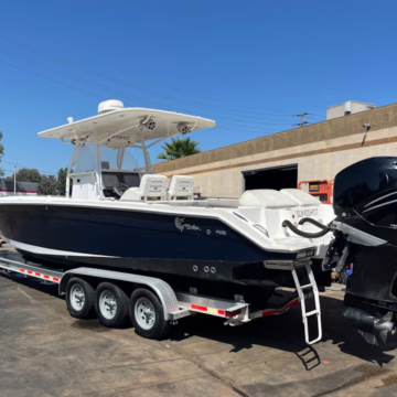 2008 Jefferson Yachts FS35 Sports Boat Twin Mercury Verado 2021 Trailer