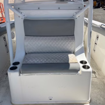 2008 Jefferson Yachts FS35 Sports Boat Twin Mercury Verado 2021 Trailer — photo 10