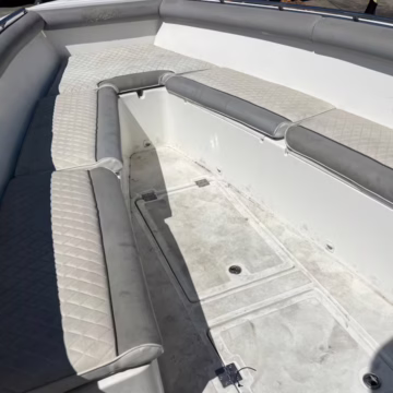 2008 Jefferson Yachts FS35 Sports Boat Twin Mercury Verado 2021 Trailer — photo 12