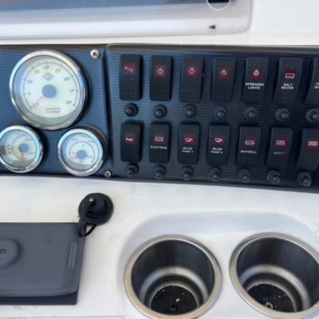 2008 Jefferson Yachts FS35 Sports Boat Twin Mercury Verado 2021 Trailer — photo 25