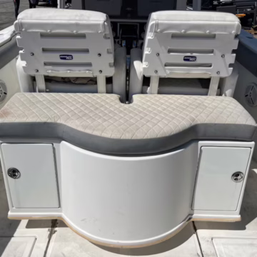 2008 Jefferson Yachts FS35 Sports Boat Twin Mercury Verado 2021 Trailer — photo 28