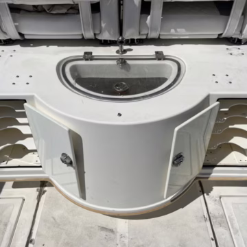 2008 Jefferson Yachts FS35 Sports Boat Twin Mercury Verado 2021 Trailer — photo 29